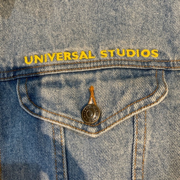 Last day! FINAL PRICE Men’s UNIVERSAL STUDIOS Denim Jacket EUC - Picture 13 of 15